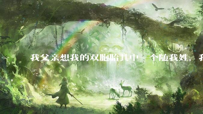 我父亲想我的双胞胎其中一个随我姓，我该如何解决？